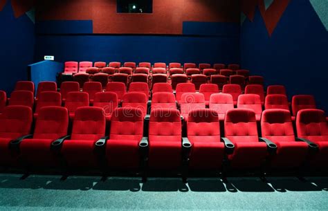 rows  theater seats stock photo image