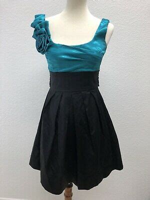 teeze  dress size  formal party prom juniors women black green ebay strapless dress