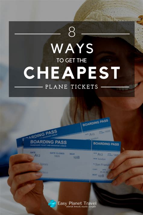 ways    cheapest plane  easy planet travel
