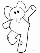 Pocoyo Elly Cool2bkids Eli Colorir Elephant Elefante Ausmalbilder Sleepy Emotioncard sketch template