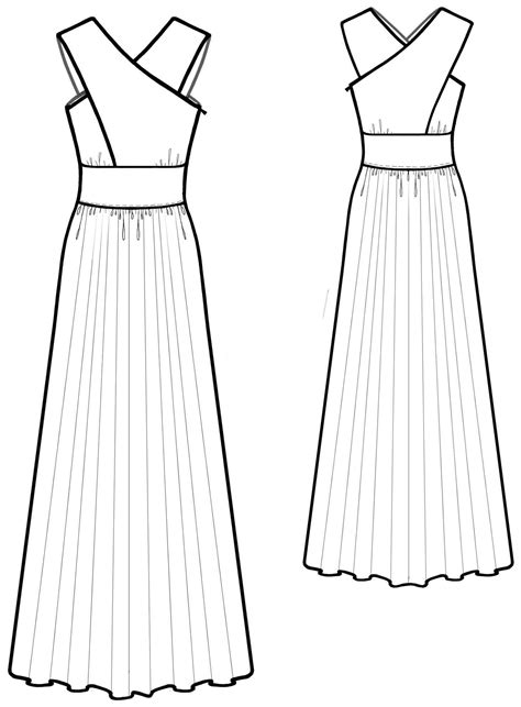 dress sewing pattern    measure sewing pattern