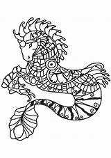 Cheval Sirene Seepferdchen Kleurplaat Malvorlage Adulte Mozaiek Paarden Cavalluccio Marino Zeepaard Mosaik Pferden Caballo Schulbilder Baderegeln Stemmen Kleurplaatjes sketch template