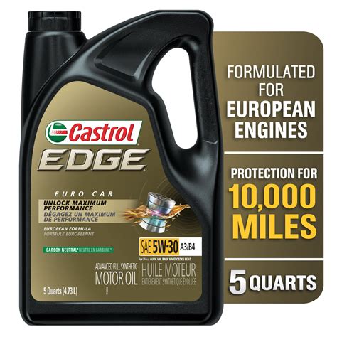 castrol  edge   advanced full synthetic motor oil quart