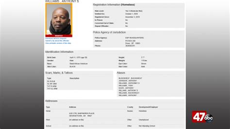 delaware state police s o a r searching for wanted sex offender 47abc