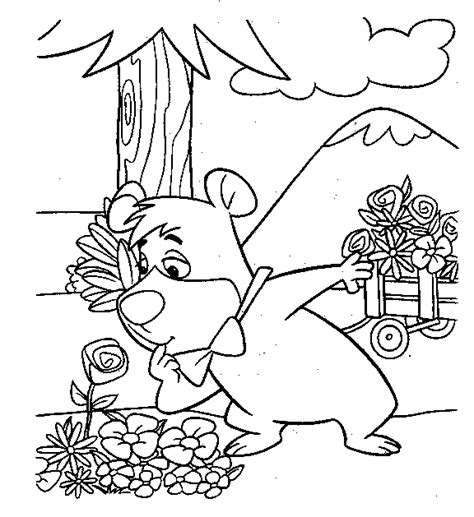 baby boo boo bear coloring pages coloring pages