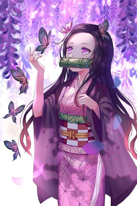 kamado nezuko kimetsu no yaiba drawing by chapardeur fine art america