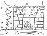 Coloring Fireplace Christmas Pages Drawing Fire Stocking Sheets Colouring Navidad Drawings Fireplaces Bookmark Activities Kids Dibujos Imageslist May Pencils11 Title sketch template