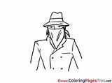 Coloring Pages Bandit Children Sheet Title sketch template