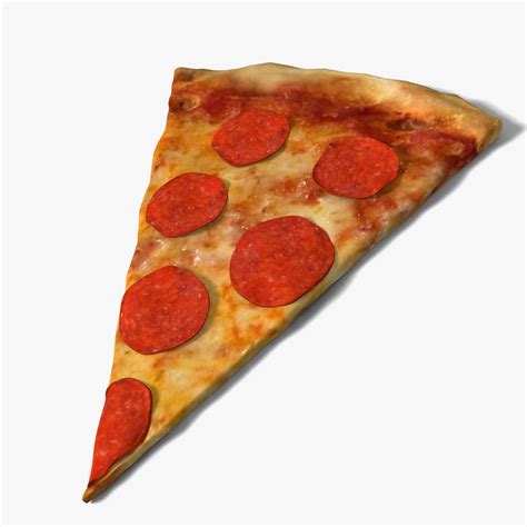 pepperoni pizza slice  model