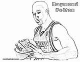 Carmelo Pages Anthony Coloring Iverson Allen Getdrawings Drawing sketch template