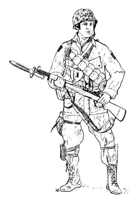 army coloring page images