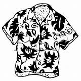 Shirt Hawaiian Clipartmag Drawing Aloha sketch template
