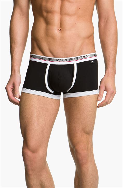 Andrew Christian Show It Low Profile Boxer Briefs In Black For Men Lyst