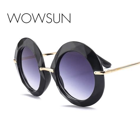 buy wowsun 2018 new brand designer round sunglasses