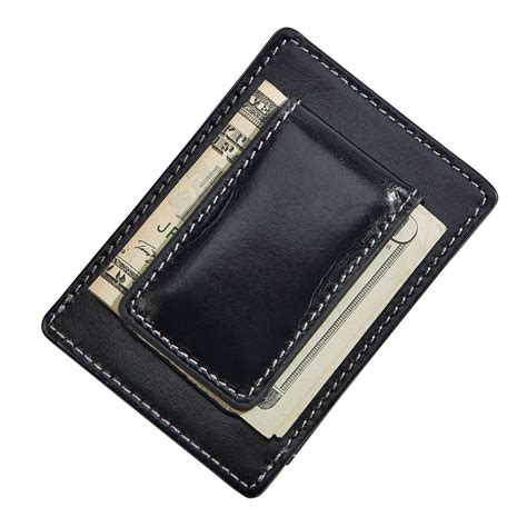 leather magnetic money clip  credit card holder hansonelliscom