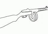 Coloring4free Gun Coloring Pages Machine Printable sketch template