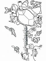 Pokemon Coloring Pages Starter Printable Eeveelutions Print Getcolorings Eevee Color Getdrawings Pag sketch template