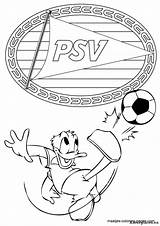 Kleurplaat Psv Kleurplaten Fc Voetbal Groningen Uitprinten Eredivisie sketch template