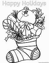 Holidays Happy Coloring Pages Getdrawings Drawing sketch template