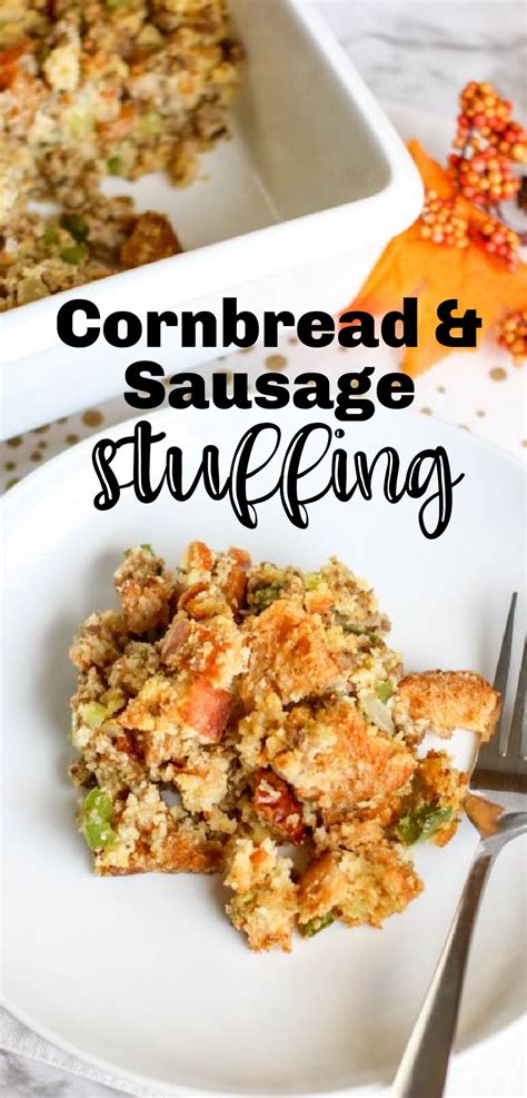 savory cornbread sausage stuffing recipe