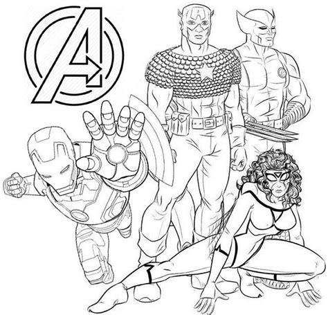 avengers endgame coloring page superhero coloring pages avengers