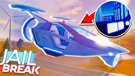 nowy pojazd  jailbreak latajacy dron  mega event youtube