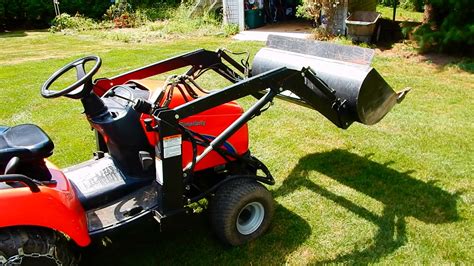 front  loader attachments  garden tractor fasci garden
