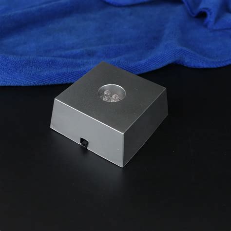buy small square led plastic light base support