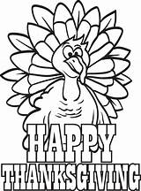 Thanksgiving Turkey Coloring Pages Printable Happy Color Kids Drawing Grade Print Line Fall Adult Getdrawings Toddlers Clipartmag 5th Getcolorings Book sketch template