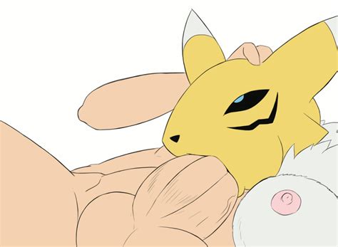 rule 34 2016 animated anthro anythinggoes blue eyes breasts deep throat deepthroat digimon duo
