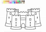 Coloring Sandcastle Designlooter Toys Beach Pages 512px 03kb sketch template