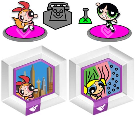 Power Disc And Playset Powerpuff Girls By