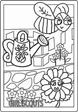Girl Coloring Daisy Scouts Daisies Pages Scout Sheets Books Book Choose Board Colouring Sheet sketch template