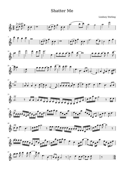 Goals Lindsey Stirling Sheet Music Made By Manolo Alvarez For Violin