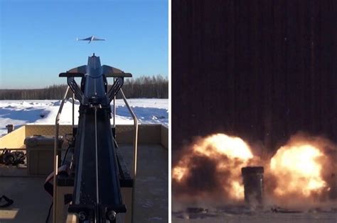 russias  kamikaze drone  kalashnikov  explodes  approach  target daily star