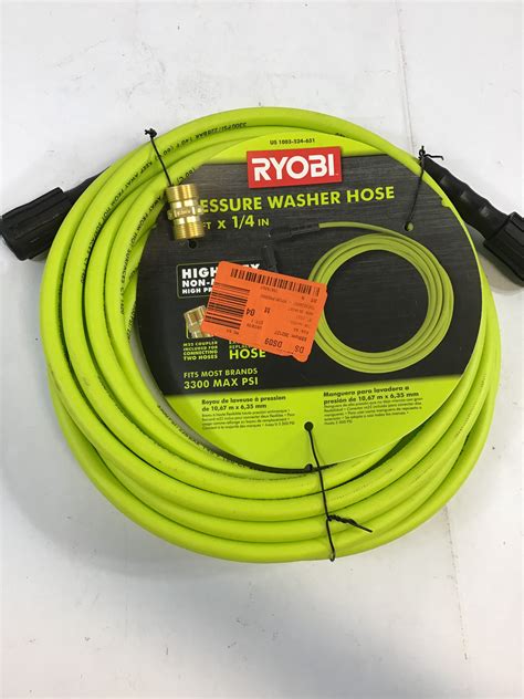 ryobi ryhph     ft  psi pressure washer replacement hose  ebay