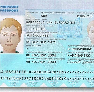 starnieuws  barcode verboden  surinaams caricom paspoort