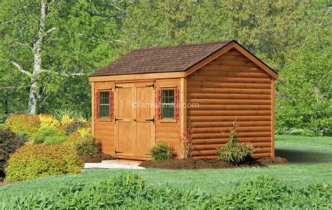 Log Cabin Heritage Sheds Amish Mike Amish Sheds Amish Barns Sheds