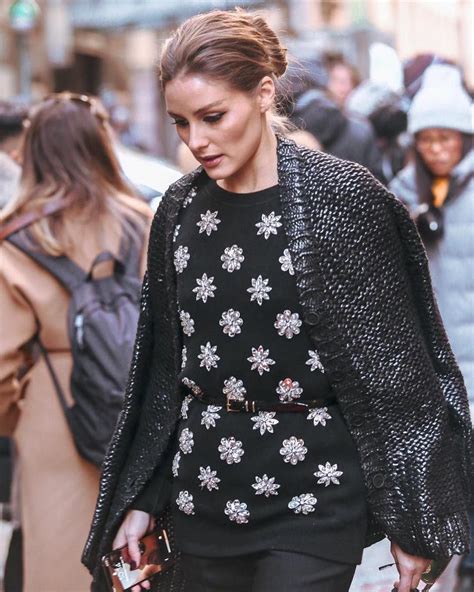 Ftmstreetstyle Oliviapalermo At Michaelkors Fall Winter Show 2019
