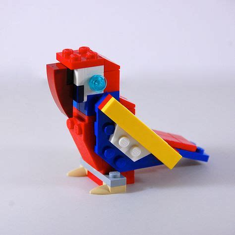 lego parrot lego cool lego creations lego animals