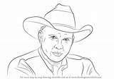 Garth Brooks Drawingtutorials101 sketch template