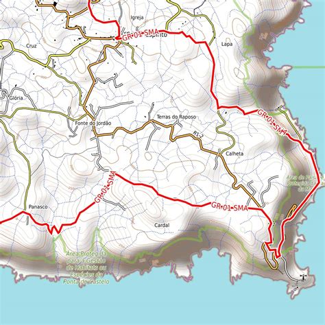 santa maría azores pdf mapa de senderismo para descargar 1 33 000