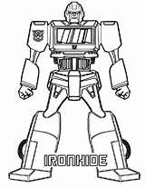 Transformer Hero Ironhide Megatron Ausmalbild Print sketch template
