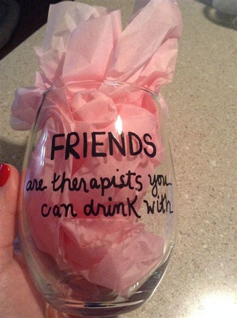 Hand Painted Wine Glasses With Funny Sayings By