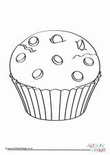 Colouring Muffin Pages Food Activity Become Member Log Village Explore sketch template