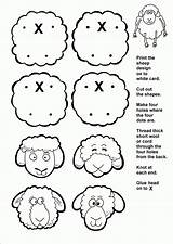 Sheep Lost Crafts Parable Bible Craft Kids Activity School Sunday Activities Lamb Oveja Coloring Story Lambsongs Pages La Perdida Shepherd sketch template
