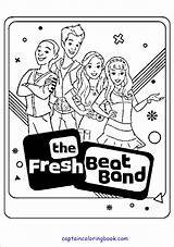 Coloring Fresh Spies Beat Band sketch template