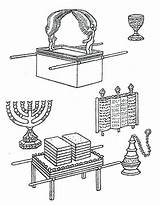 Tabernacle Moses Exodus Covenant Bible Tabernakel Attributen Tempel Sonntagsschule Ausmalbilder sketch template