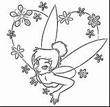 Tinkerbell Pages Disney Coloring Printable Princess Bell Tinker Color Christmas Print Valentine Kids Colouring Friends Emo Printables Getcolorings Book Clipart sketch template