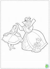 Alice Dinokids Wonderland Coloring Close sketch template